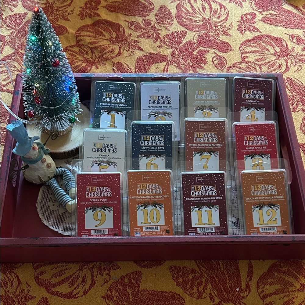 Mainstays Wax Melts The 12 Days of Christmas Bundle of 12 Packs Holiday Scented